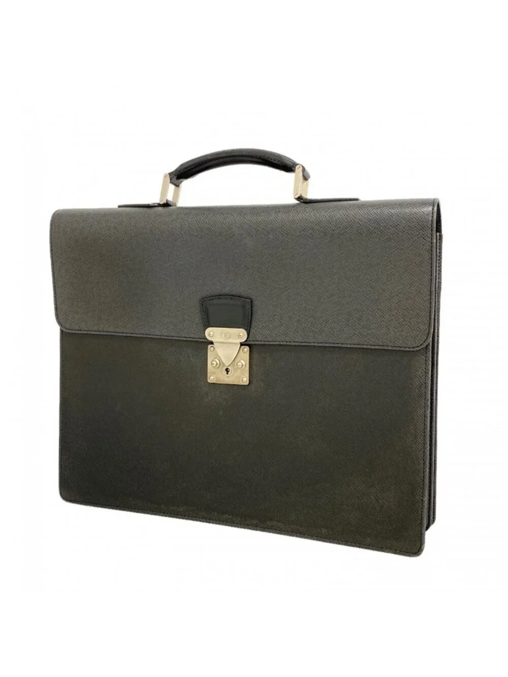 Louis Vuitton Business Bag Taiga Moscova Ardoise